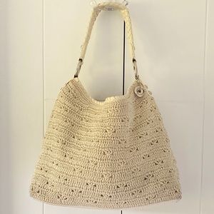 THE SAK Crochet Hand Crochet Hobo Bag, Chic All Year Round